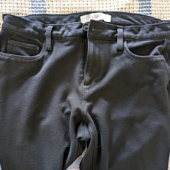 Loft black women’s slacks pants sz 6 or XS - Picture 5 of 11
